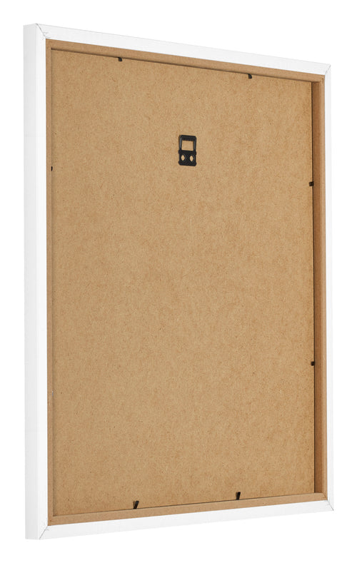 Bilderrahmen 40x40cm Weiss Matt MDF Bologna Ruckseite Schrag | Yourdecoration.at