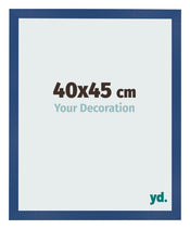 Bilderrahmen 40x45 cm Dunkelblau MDF Bologna Vorne Messe | Yourdecoration.at