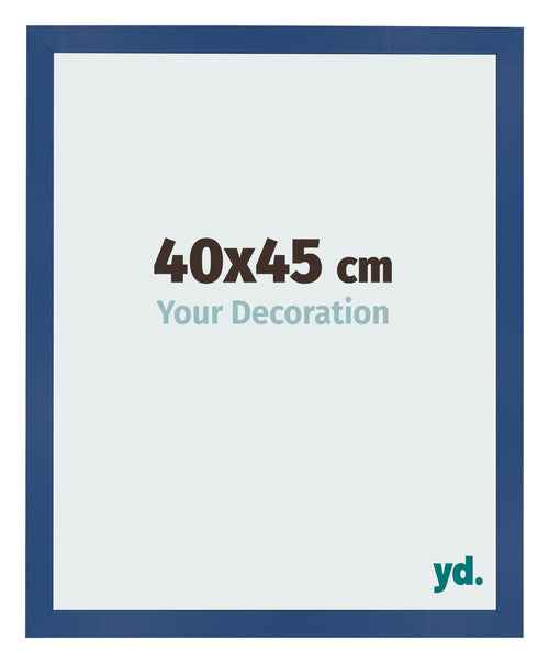 Bilderrahmen 40x45 cm Dunkelblau MDF Bologna Vorne Messe | Yourdecoration.at