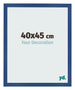 Bilderrahmen 40x45 cm Dunkelblau MDF Bologna Vorne Messe | Yourdecoration.at