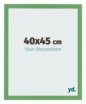 Bilderrahmen 40x45 cm Grun MDF Bologna Vorne Messe | Yourdecoration.at