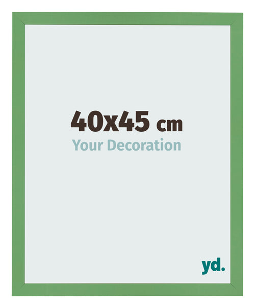 Bilderrahmen 40x45 cm Grun MDF Bologna Vorne Messe | Yourdecoration.at