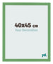 Bilderrahmen 40x45 cm Grun MDF Bologna Vorne Messe | Yourdecoration.at