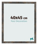 Bilderrahmen 40x45 cm Oxidiertes Metall MDF Bologna Vorne Messe | Yourdecoration.at