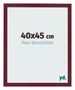 Bilderrahmen 40x45 cm Weinrot Gewischt MDF Bologna Vorne Messe | Yourdecoration.at