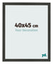 Bilderrahmen 40x45cm Antrazit MDF Bologna Vorne Messe | Yourdecoration.at