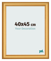 Bilderrahmen 40x45cm Gold Matt MDF Lazio Vorne Messe | Yourdecoration.at