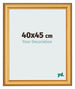Bilderrahmen 40x45cm Gold Matt MDF Lazio Vorne Messe | Yourdecoration.at