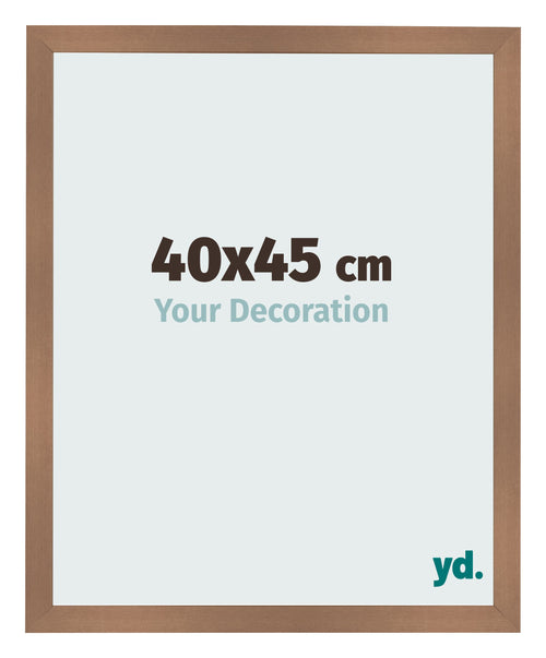 Bilderrahmen 40x45cm Kupfer Dekor MDF Bologna Vorne Messe | Yourdecoration.at