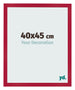 Bilderrahmen 40x45cm Rot MDF Bologna Vorne Messe | Yourdecoration.at