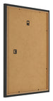 Bilderrahmen 40x45cm Schwarz Gemasert MDF Bologna Ruckseite Schrag | Yourdecoration.at