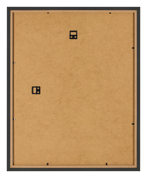 Bilderrahmen 40x45cm Schwarz Gemasert MDF Bologna Ruckseite | Yourdecoration.at