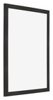 Bilderrahmen 40x45cm Schwarz Matt MDF Bologna Vorne Schrag | Yourdecoration.at