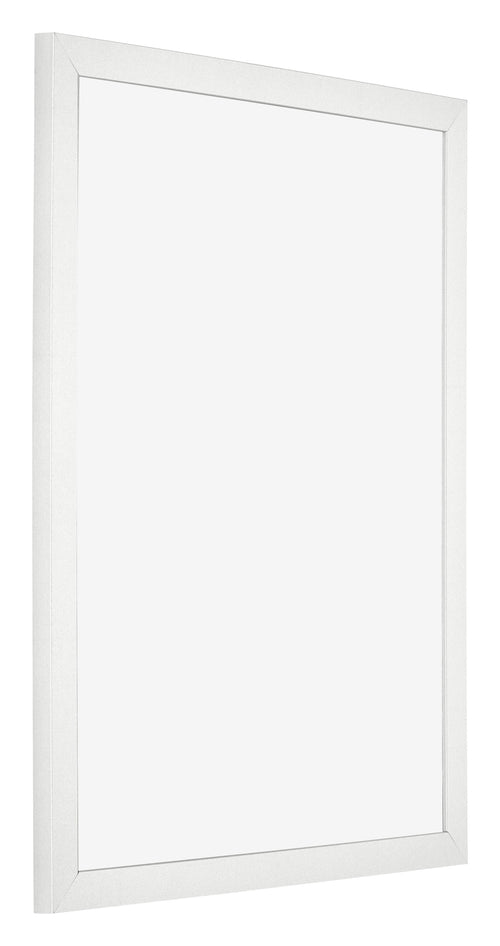 Bilderrahmen 40x45cm Weiss Hochglanz MDF Bologna Vorne Schrag | Yourdecoration.at