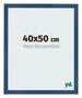 Bilderrahmen 40x50 cm Dunkelblau MDF Bologna Vorne Messe | Yourdecoration.at