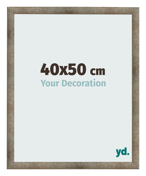 Bilderrahmen 40x50 cm Metall Vintage MDF Bologna Vorne Messe | Yourdecoration.at