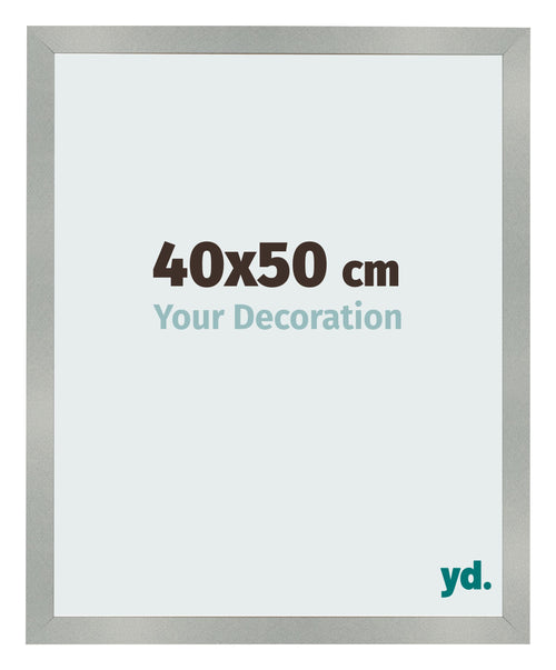 Bilderrahmen 40x50cm Aluminium Gebürstet MDF Bologna Vorne Messe | Yourdecoration.at