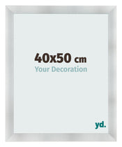 Bilderrahmen 40x50cm Aluminium Gebürstet MDF Pisa Vorne Messe | Yourdecoration.at