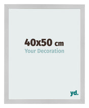 Bilderrahmen 40x50cm Edelstahl MDF Bologna Vorne Messe | Yourdecoration.at