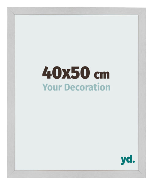 Bilderrahmen 40x50cm Edelstahl MDF Bologna Vorne Messe | Yourdecoration.at