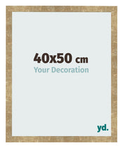 Bilderrahmen 40x50cm Gold Antik MDF Bologna Vorne Messe | Yourdecoration.at