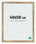 Bilderrahmen 40x50cm Gold Antik MDF Bologna Vorne Messe | Yourdecoration.at