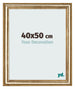 Bilderrahmen 40x50cm Gold Antik MDF Lazio Vorne Messe | Yourdecoration.at