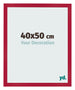 Bilderrahmen 40x50cm Rot MDF Bologna Vorne Messe | Yourdecoration.at