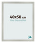 Bilderrahmen 40x50cm Silber Matt MDF Bologna Vorne Messe | Yourdecoration.at