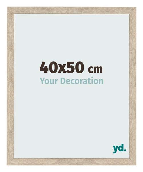 Bilderrahmen 40x50cm Sonoma Eiche MDF Bologna Vorne Messe | Yourdecoration.at