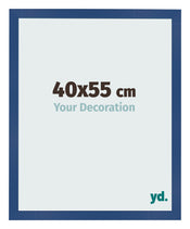 Bilderrahmen 40x55 cm Dunkelblau MDF Bologna Vorne Messe | Yourdecoration.at