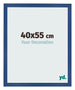 Bilderrahmen 40x55 cm Dunkelblau MDF Bologna Vorne Messe | Yourdecoration.at