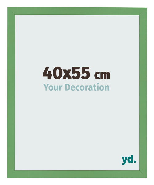 Bilderrahmen 40x55 cm Grun MDF Bologna Vorne Messe | Yourdecoration.at
