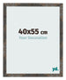 Bilderrahmen 40x55 cm Oxidiertes Metall MDF Bologna Vorne Messe | Yourdecoration.at
