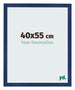 Bilderrahmen 40x55cm Dunkelblau Gewischt MDF Bologna Vorne Messe | Yourdecoration.at