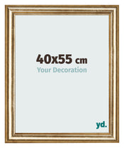 Bilderrahmen 40x55cm Gold Antik MDF Lazio Vorne Messe | Yourdecoration.at