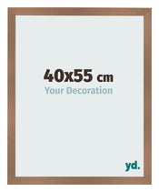 Bilderrahmen 40x55cm Kupfer Dekor MDF Bologna Vorne Messe | Yourdecoration.at