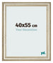 Bilderrahmen 40x55cm Metallglanz MDF Lazio Vorne Messe | Yourdecoration.at