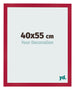 Bilderrahmen 40x55cm Rot MDF Bologna Vorne Messe | Yourdecoration.at