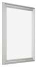 Bilderrahmen 40x55cm Silber Matt MDF Lazio Vorne Schrag | Yourdecoration.at