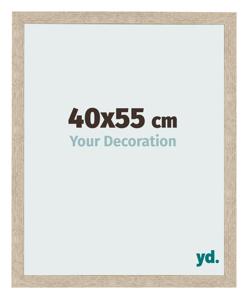 Bilderrahmen 40x55cm Sonoma Eiche MDF Bologna Vorne Messe | Yourdecoration.at