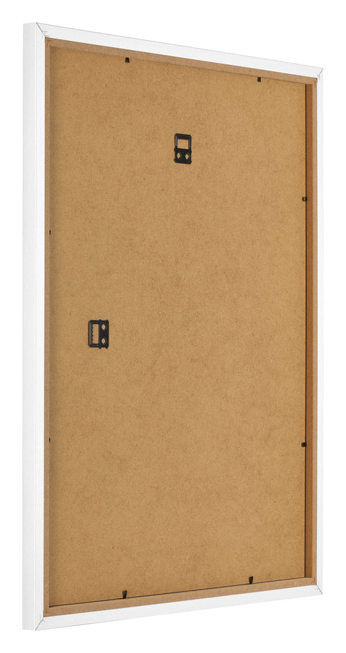 Bilderrahmen 40x55cm Weiss Matt MDF Bologna Ruckseite Schrag | Yourdecoration.at
