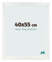 Bilderrahmen 40x55cm Weiß Vintage MDF Pisa Vorne Messe | Yourdecoration.at