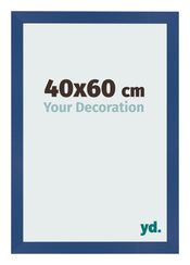 Bilderrahmen 40x60 cm Dunkelblau MDF Bologna Vorne Messe | Yourdecoration.at