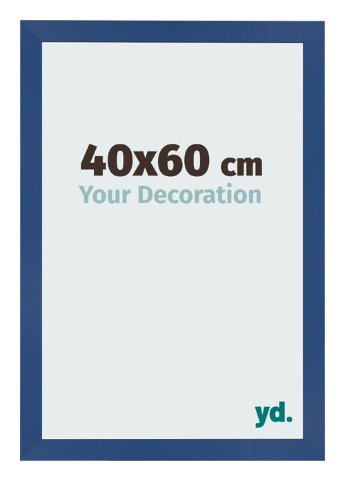 Bilderrahmen 40x60 cm Dunkelblau MDF Bologna Vorne Messe | Yourdecoration.at