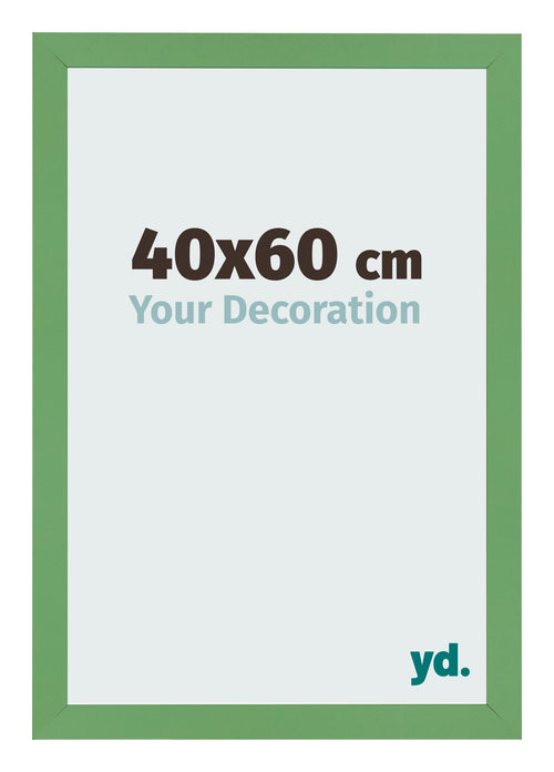 Bilderrahmen 40x60 cm Grun MDF Bologna Vorne Messe | Yourdecoration.at