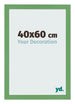 Bilderrahmen 40x60 cm Grun MDF Bologna Vorne Messe | Yourdecoration.at