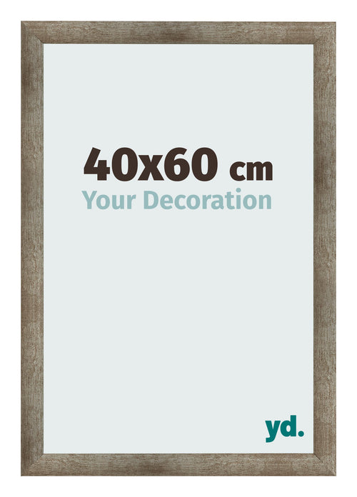 Bilderrahmen 40x60 cm Metall Vintage MDF Bologna Vorne Messe | Yourdecoration.at