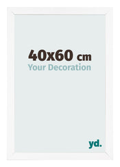 Bilderrahmen 40x60 cm Weiss Matt MDF Bologna Vorne Messe | Yourdecoration.at