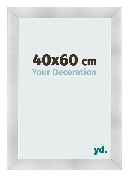 Bilderrahmen 40x60cm Aluminium Gebürstet MDF Pisa Vorne Messe | Yourdecoration.at
